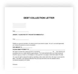 Have a debt collection notice from us